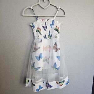 CUTE! size 2 t butterfly dress